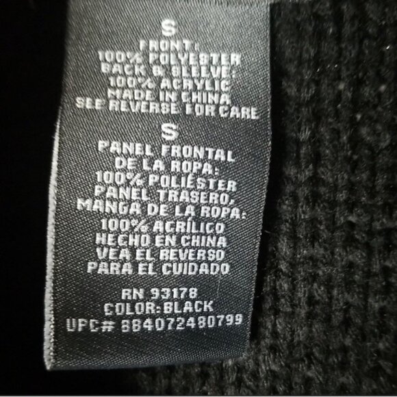 Chelsea & Theodore Suede Draped Open Front Cardigan Sweater - Picture 2 of 5